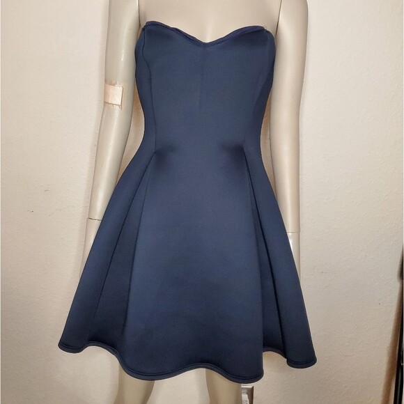 Charlotte Russe Dark Blue Tube Dress - Picture 3 of 5